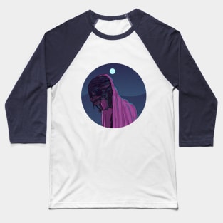 Mummy Desert Night Baseball T-Shirt